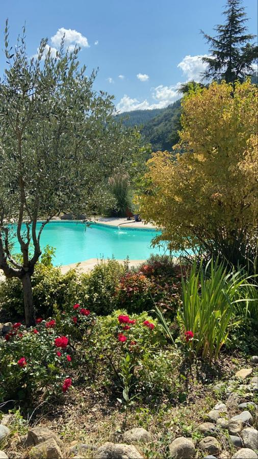 Les Ollieres Sur Eyrieux - La Maison Du Bonheur Bagian luar foto