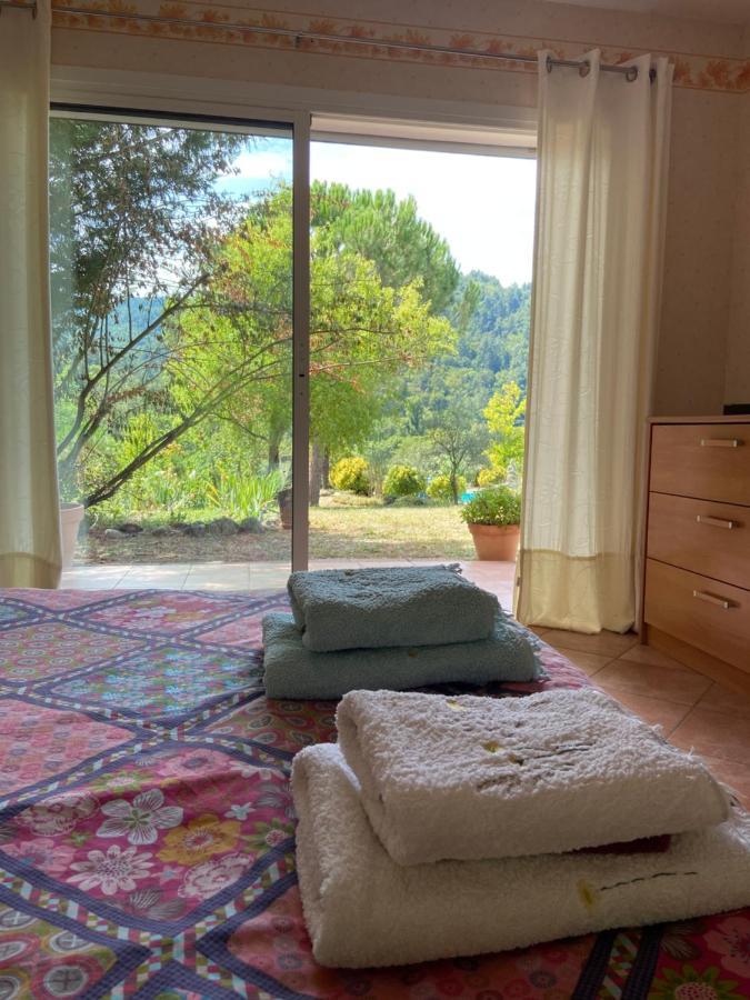 Les Ollieres Sur Eyrieux - La Maison Du Bonheur Bagian luar foto