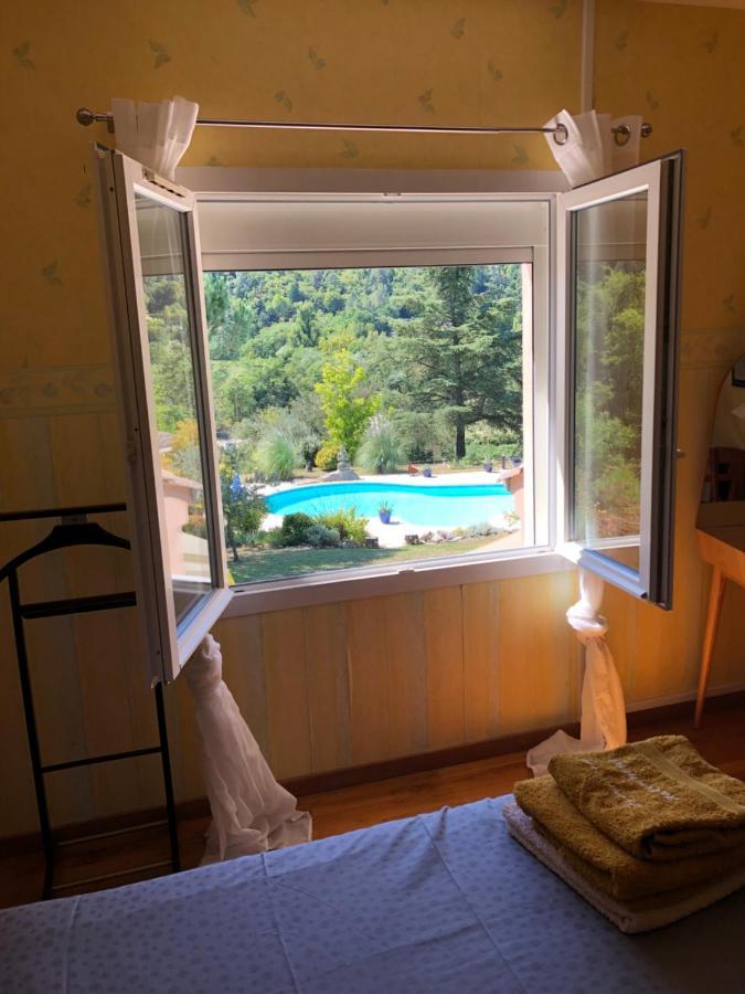 Les Ollieres Sur Eyrieux - La Maison Du Bonheur Bagian luar foto